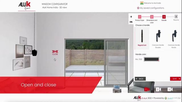 AluK 3D Configurator for aluminium windows and doors смотреть онлайн
