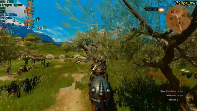 The Witcher 3 : Wild Hunt On i5 2nd Gen\Firepro V4900 | 5Min''Benchmarks'' смотреть онлайн