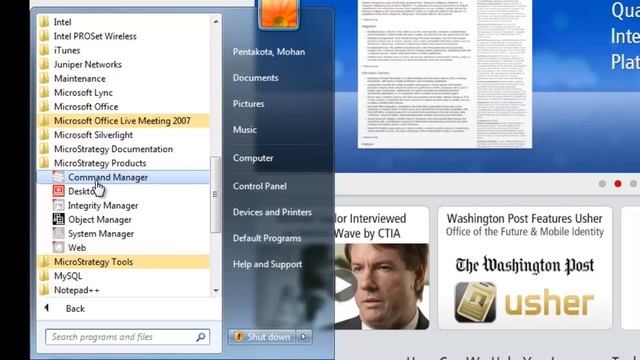 How to access Microstrategy Desktop by Mohan Vamsi Pentakota смотреть онлайн