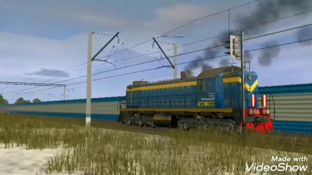 Обзор на ТЭМ 2 |TRAINZ ANDROID | смотреть онлайн