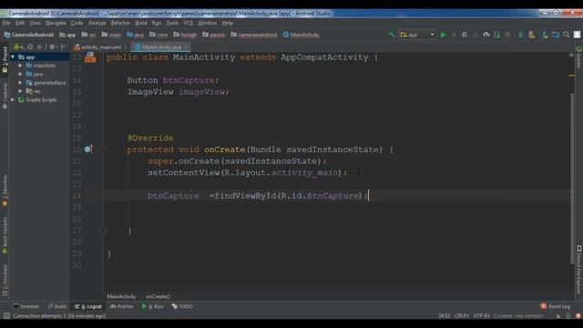 Android Studio Working With Camera | How To Take Photo Android Studio смотреть онлайн
