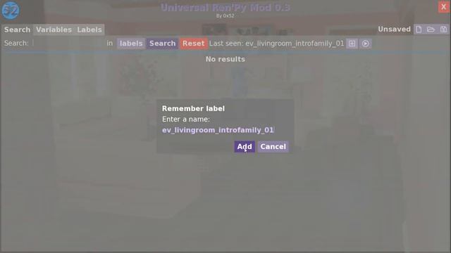 Universal Ren'Py Mod: Find and replay labels/scenes смотреть онлайн