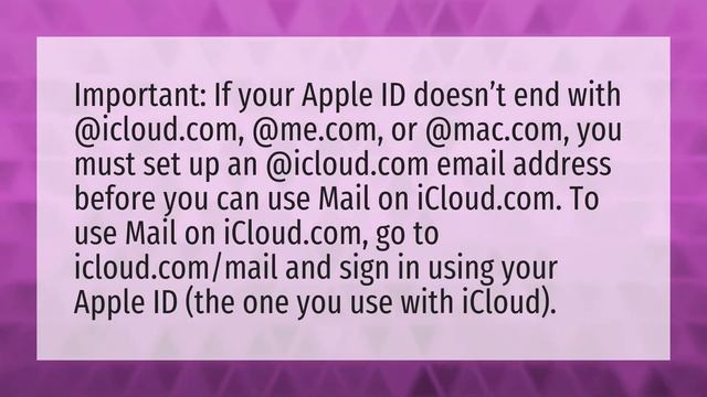 What is a valid email address for iCloud? смотреть онлайн