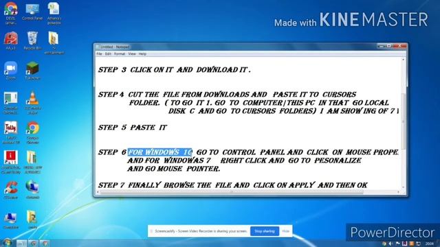 How to make your cursor anime for only windows 7 and 10 смотреть онлайн