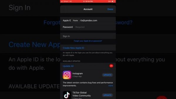 Free Apple ID with Minecraft working.