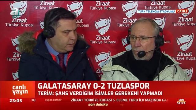 Galatasaray 0 - 2 Tuzlaspor Fatih Terim Maç Sonu Basın Toplantısı Düzenledi / A Spor смотреть онлайн