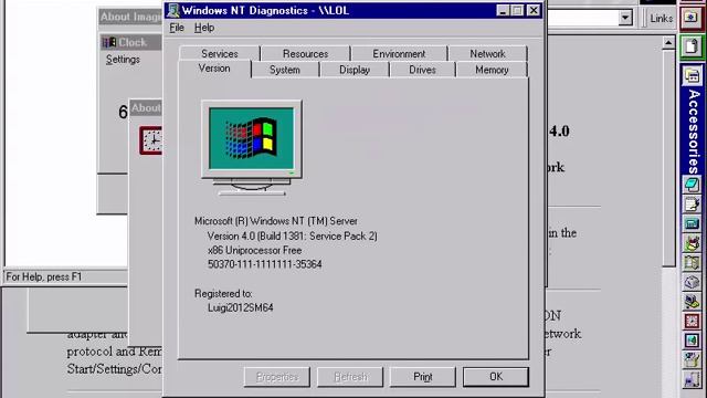 Windows NT 4.0 Server Service Pack 2 on Virtual PC 2007 смотреть онлайн