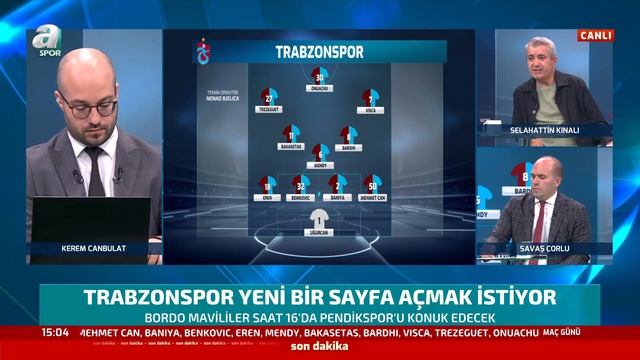 Trabzonspor'un Pendikspor Karşısındaki İlk 11'i Belli Oldu! / A Spor / Maç Günü / 30.09.2023 смотреть онлайн