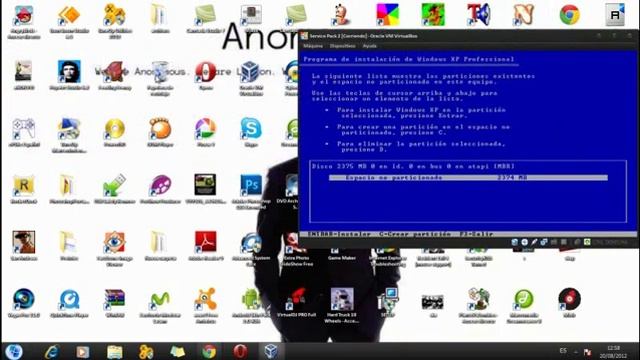 Instalación Windows XP Service Pack 2 смотреть онлайн