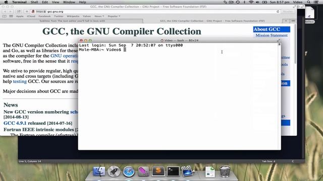 ENGG1110 - Writing C Progrm in Mac OS X using GCC смотреть онлайн