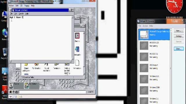 Windows Chicago Build 58 In Virtual PC смотреть онлайн