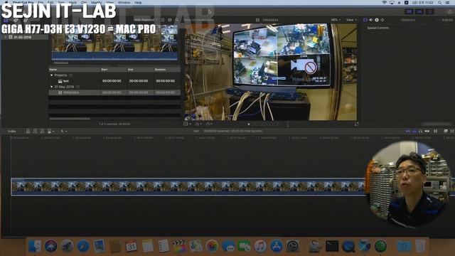 기가바이트 H77-D3H 제온 E3 V1230 - 맥프로 만들어 파이널컷 영상 편집 смотреть онлайн