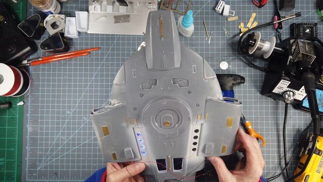 AMT 1/420 USS Defiant NX-74205 Build Log #3 смотреть онлайн