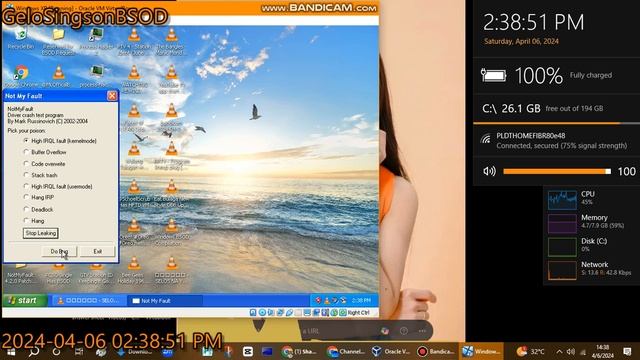Selos Na Yan Friend has BSOD VM (Windows XP) смотреть онлайн