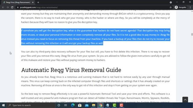 Reqg File Virus (reqg) Ransomware Removal. How to Decrypt .Reqg Files смотреть онлайн