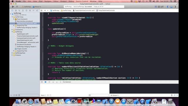 Swift iOS8 App Extensions Tutorial: Today Extension смотреть онлайн