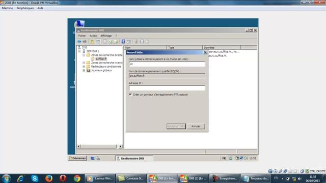 transfére de zone dns entre deux machine sur wins 2008 смотреть онлайн