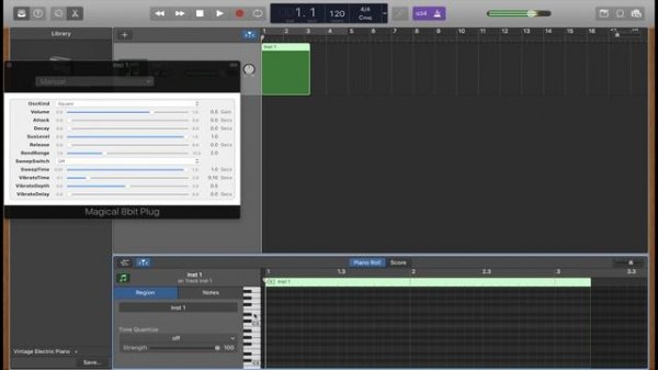 How To Make 8-BIT Music and SFX In GARAGE BAND (2017)