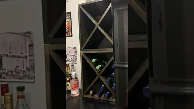 Винная полка с крестовинами смотреть онлайн