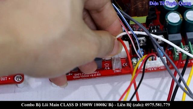 Test nhanh Combo Lõi Main Class D 2 Kênh Có Nguồn Xung 1500W смотреть онлайн