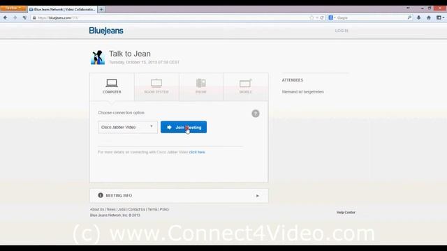C4V Tutorial - Joining a Conference using Cisco Jabber смотреть онлайн