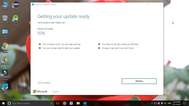 How to Download / upgrade to Windows 10 Fall Creators Update Right Now смотреть онлайн
