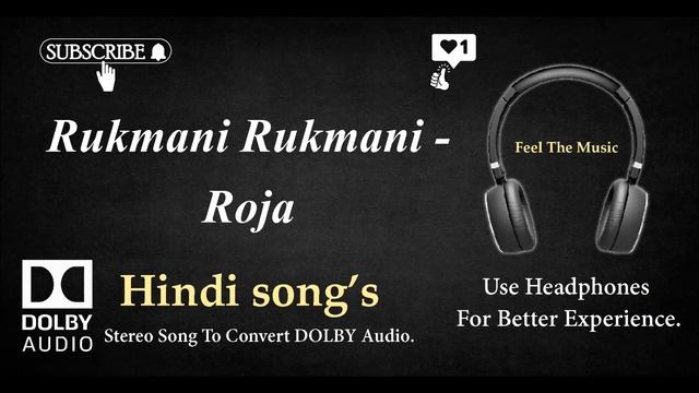 Rukmani Rukmani - Roja - Dolby audio song смотреть онлайн