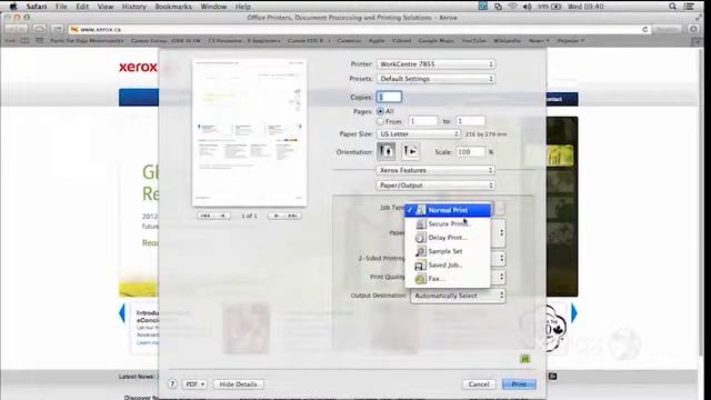 How To: Use the Secure Print Feature in the MAC Print Driver смотреть онлайн