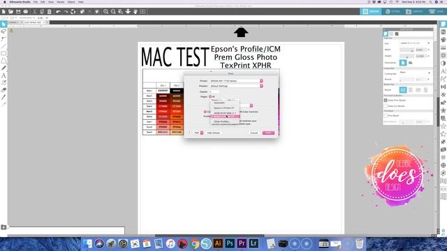 Mac Print Settings for Sublimation using Silhouette Studio смотреть онлайн