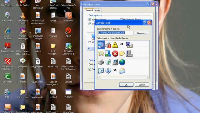 Tips & Tricks for Window Xp:How to change the icon of my computer for beginners смотреть онлайн