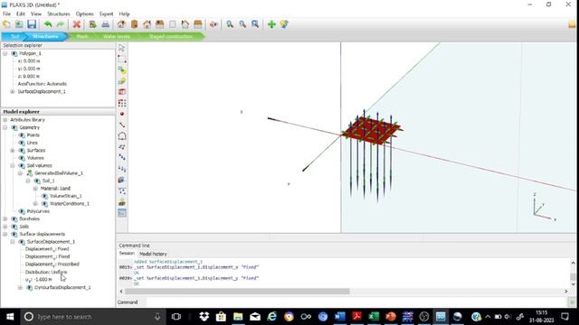 PLAXIS: Tutorial-1: Bearing Capacity Analysis of a Square footing смотреть онлайн