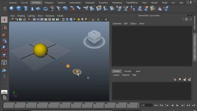 Autodesk Maya 2012 Beginners Tutorials-6.Solar System.Animating Planets Part 2.NCR India смотреть онлайн