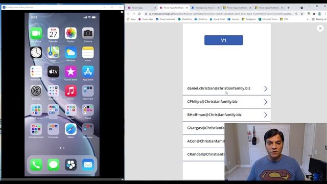 Microsoft Power Apps Notification