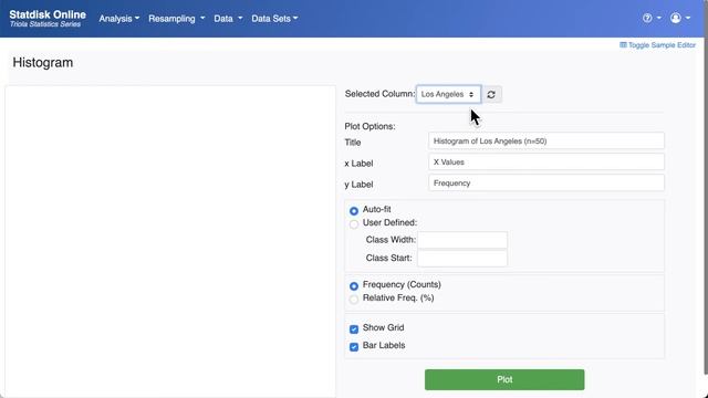 Statdisk 2-1 Using Statdisk to Construct a Frequency Distribution and Histogram смотреть онлайн