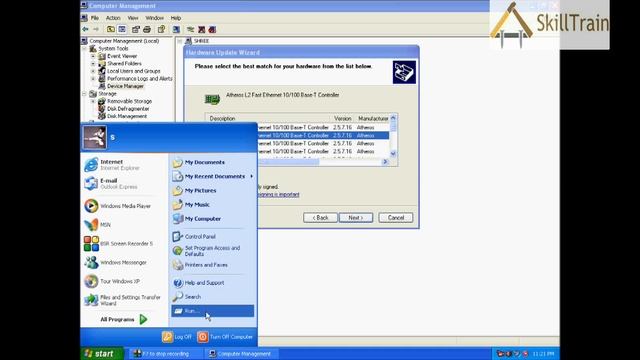 Learning to install the LAN Driver in Windows XP (Hindi) (हिन्दी) смотреть онлайн