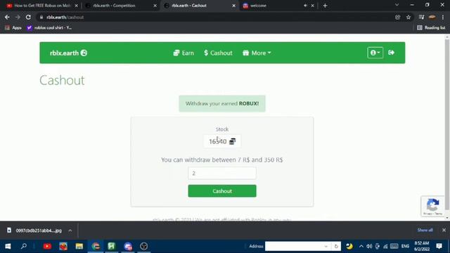FREE ROBUX Rblx.earth