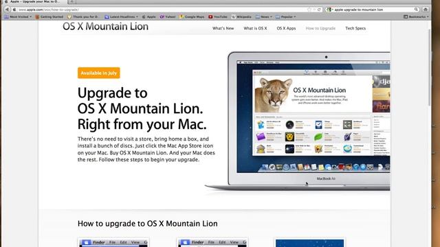 Older mac cant not update to the NEW OS X Montain Loin смотреть онлайн