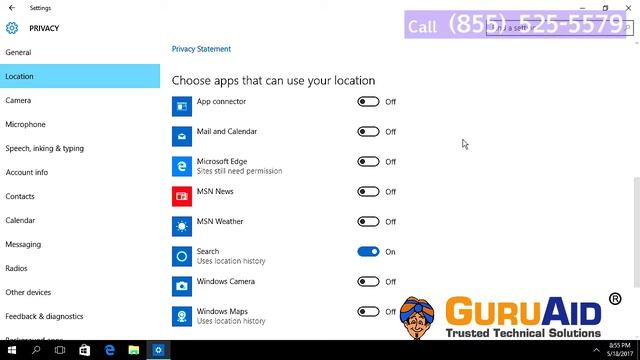 How to Choose Apps that can Use Your Location on Windows® 10 - GuruAid смотреть онлайн