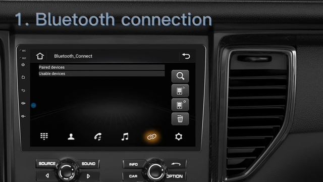 Android 11.0 Car Stereo Radio 9'' (A3018)appearance+UI display+wireless Carplay+Android auto смотреть онлайн