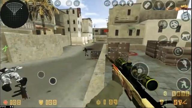 COUNTER-STRIKE 1.6 | AWP DRAGON-LORE | CSGO MOBILE SPD | DUST2X2 MAP | OFFLINE ANDROID FPS GAMEPLAY смотреть онлайн