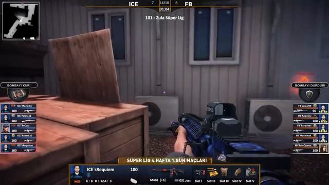 ZULA SÜPER LİG 4.HAFTA 1.GÜN KARŞILAŞMALARI/ ICE ESPORTS CLUB vs 1907 FENERBAHÇE смотреть онлайн