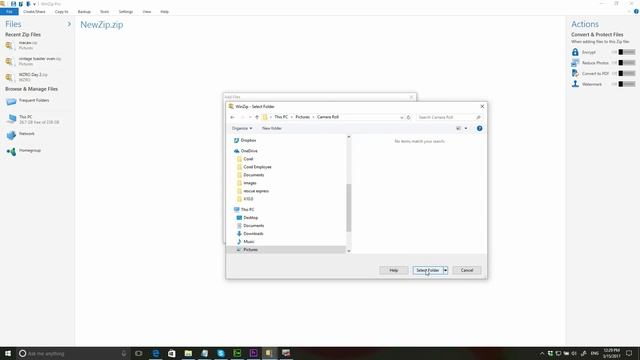 How to zip a jpg in Windows with one click with WinZip смотреть онлайн