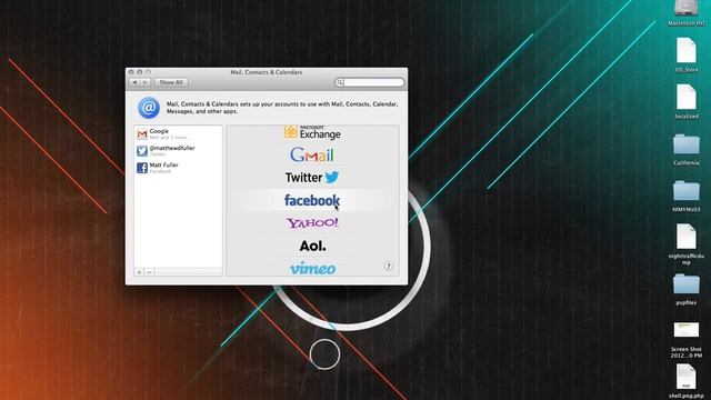 Mac OS X Mountain Lion - Enable Facebook Integration смотреть онлайн