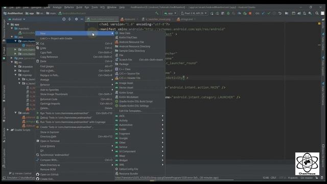 Android Sinhala By ChamiViews Part 9 - AndroidManifest File смотреть онлайн