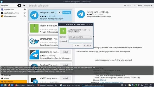HOW TO INSTALL TELEGRAM IN LUBUNTU #LUBUNTU #TELEGRAM #INSTALL #UBUNTU смотреть онлайн