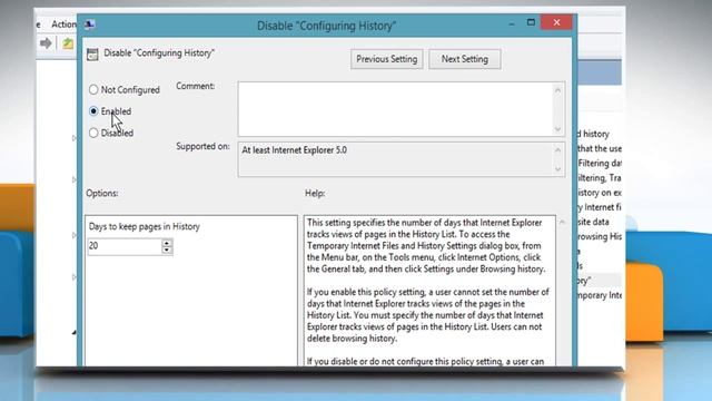 How to prevent users from deleting browser history in Windows® 8.1 :Tutorial смотреть онлайн