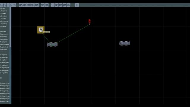 ATANUA Virtual Circuit Free Software with lots of 7400 series logic смотреть онлайн