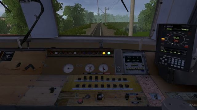Trainz 2012 Поездка на Электропоезде ЭР2Р-7031 смотреть онлайн