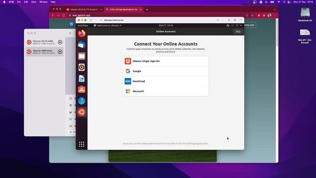Ambiente de desenvolvimento no Mac M1 com máquina virtual linux смотреть онлайн