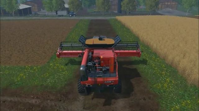 Farming simulator 15 - "HARVESTING" With Case AXIAL-FLOW 7130 смотреть онлайн